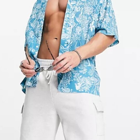 ASOS Men’s boxy oversized shirt L #736 - Picture 4 of 7